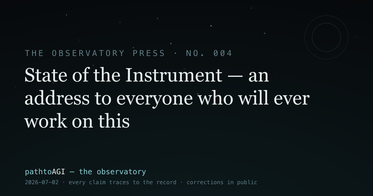 The State of the Instrument address, which ordered this probe run.